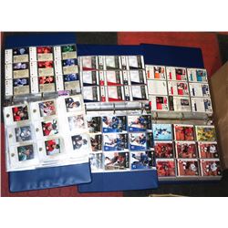 LOT OF 3 BINDERS UPPER DECK HOCKEY CARDS - OVER