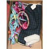 Image 1 : BOX W/NEW DOG ACCESSORIES - COAT,