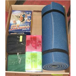 HEALTH KIT INCL NEW YOGA MAT, HEATED COMFORT PACK,