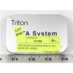 TRITON RTA SYSTEM, NEW IN TIN, MADE BY ASPIRE