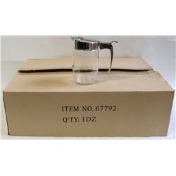 CHROME SUGAR/SYRUP DISPENSER - LOT OF 12 NEW