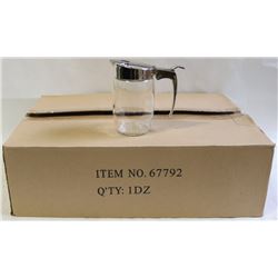 CHROME SUGAR/SYRUP DISPENSER - LOT OF 12 NEW