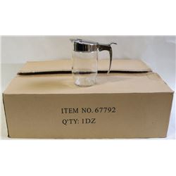 CHROME SUGAR/SYRUP DISPENSER - LOT OF 12 NEW