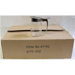 CHROME SUGAR/SYRUP DISPENSER - LOT OF 12 NEW