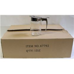 CHROME SUGAR/SYRUP DISPENSER - LOT OF 12 NEW