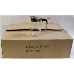 CHROME SUGAR/SYRUP DISPENSER - LOT OF 12 NEW