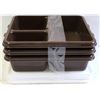 Image 1 : CAMBRO MEAL DELIVERY TRAYS WITH LIDS - LOT OF 3