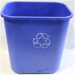 UNUSED SMALL BLUE RECYCLE BIN