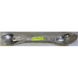 15" STAINLESS STEEL SPOONS - LOT OF 8