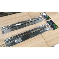 18" STAINLESS STEEL ORDER RAILS - LOT OF 2