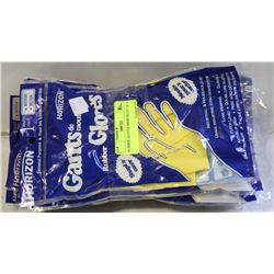 RUBBER GLOVES MEDIUM LOT OF 12