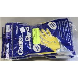 RUBBER GLOVES MEDIUM LOT OF 12