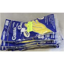 RUBBER GLOVES   LARGE  LOT OF 12