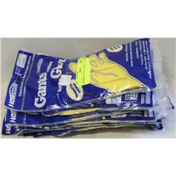 RUBBER GLOVES   LARGE  LOT OF 12