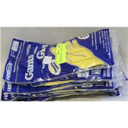 RUBBER GLOVES   LARGE  LOT OF 12