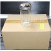 Image 1 : CHEESE OR PEPPER SHAKERS LOT OF 12 NEW