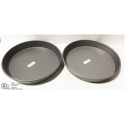 LOT OF TWO NEW ROUND DEEP DISH BAKING PANS