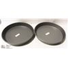 Image 1 : LOT OF TWO NEW ROUND DEEP DISH BAKING PANS