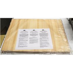 HARD CANADIAN MAPLE CARVING BOARD NEW