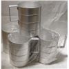 Image 1 : 4QT ALUMINUM DRY INGREDIENT BAKERS MEASURES