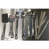 Image 1 : STAINLESS KITCHEN TOOLS SET - LOT OF 8 PIECES