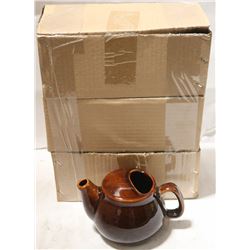 NEW TEAPOT 2 CUP - BROWN - LOT OF 6
