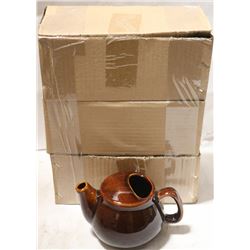 NEW TEAPOT 2 CUP - BROWN - LOT OF 6