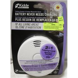 NEW KIDDE TALKING SMOKE AND CARBON MONOXIDE ALARM