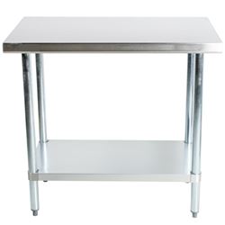 STAINLESS WORK TABLE 30"X36" NEW