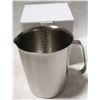 Image 1 : 1500ML STAINLESS STEEL GRADUATED MEASURE