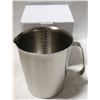 Image 1 : 1500ML STAINLESS STEEL GRADUATED MEASURE