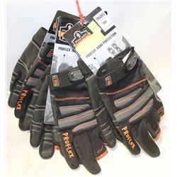 6 NEW PAIRS OF TRADES PROTECTION GLOVES WITH TOUCH