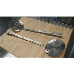 18" STAINLESS SKIMMERS - LOT OF 2