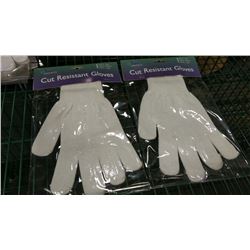 CUT-RESISTANT GLOVES - L - LOT OF 2