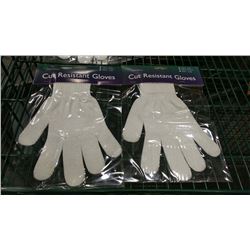 CUT-RESISTANT GLOVES - M - LOT OF 2