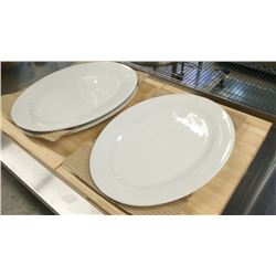 18" OVAL PLATTERS - LOT OF 3