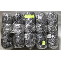 LOT OF 5 DOZEN STAINLESS STEEL POT SCRUBBERS