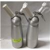 Image 1 : LOT OF TWO WHIPPED CREAM DISPENSERS
