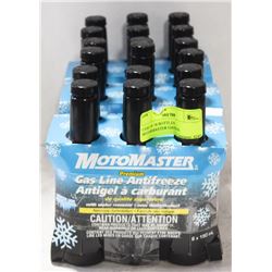 CASE OF 18 BOTTLES MOTORMASTER GASLINE ANTIFREEZE