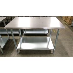 30" X 60" STAINLESS WORK TABLE