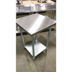 24" X 24" S/S WORK TABLE