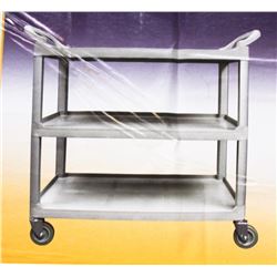40" X 20" THREE TIER UTILITY CART