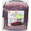 Image 1 : MICROFLEECE KING SIZE PURPLE ANTI PILL SHEET