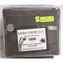 BAMBOO DOUBLE SIZE COMFORT PLUS LIGHT GREY 1800