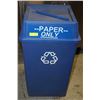 Image 1 : BLUE RECYCLE BIN WITH LID