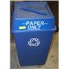 Image 1 : BLUE RECYCLE BIN WITH LID