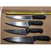 Image 1 : LOT OF 4 KNIVES, USED SHARPENED