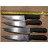 Image 1 : LOT OF 4 KNIVES, USED SHARPENED
