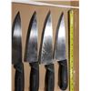 Image 1 : LOT OF 4 KNIVES, USED SHARPENED