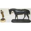 Image 1 : C19th French bronze model of a racehorse